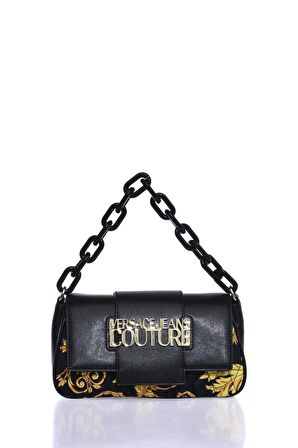 Versace Jeans Couture 74VA4BB1-ZS587-G89 Siyah Kadın Omuz Çantası