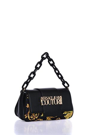 Versace Jeans Couture 74VA4BB1-ZS587-G89 Siyah Kadın Omuz Çantası
