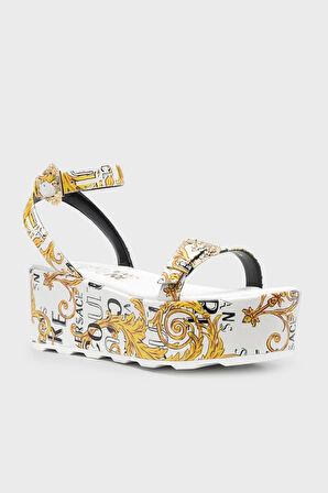 Versace Bayan Sandalet 74VA3S06 ZS366 G03