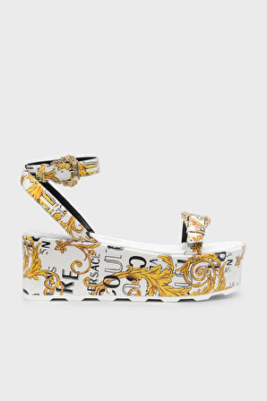 Versace Bayan Sandalet 74VA3S06 ZS366 G03