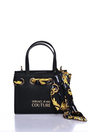 Versace Jeans Couture 74VA4BAA-ZS467-899 Siyah Kadın Omuz Çantası