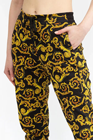 Versace Jeans Couture Kadın Pantalon SiyahAltın