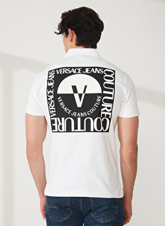 Beyaz Erkek Polo T-Shirt 74GAGT15CJ02O003