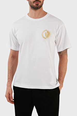 Versace Erkek T Shirt 74GAHT10 CJ00T G03