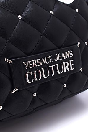 Versce Jeasn Couture Zincirli-Zımba Baskılı Kadın El Ve Omuz Çantası