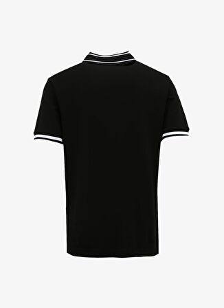 Versace Jeans Couture Siyah Erkek Polo T-Shirt 75GAGT03CJ01T899