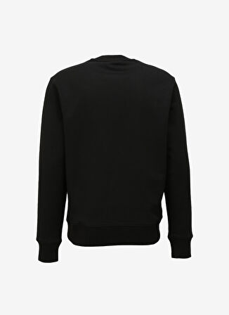 Versace Jeans Couture Bisiklet Yaka Siyah Erkek Sweatshırt 75GAIT01CF06TG89