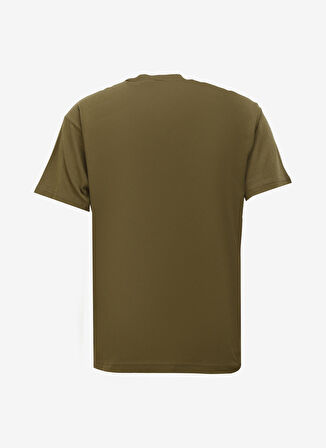 Bisiklet Yaka Haki Erkek T-Shirt 75GAHT03CJ00T107