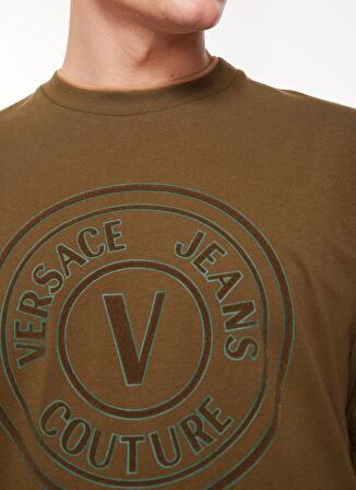 Bisiklet Yaka Haki Erkek T-Shirt 75GAHI04CJ00I107