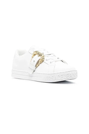 Kadın Versace Hakiki Deri Sneaker Ayakkabı - Beyaz | 39