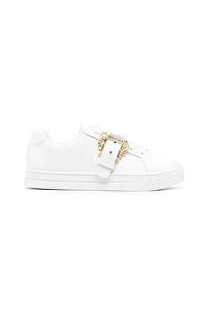 Kadın Versace Hakiki Deri Sneaker Ayakkabı - Beyaz | 39
