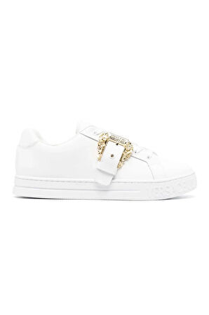 Kadın Versace Hakiki Deri Sneaker Ayakkabı - Beyaz | 39