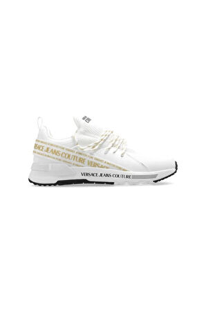 Kadın Versace DYNAMIC Sneaker Ayakkabı - Beyaz / Gold | 38