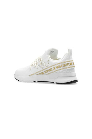 Kadın Versace DYNAMIC Sneaker Ayakkabı - Beyaz / Gold | 38