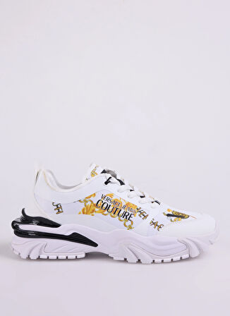 Versace Jeans Couture Beyaz - Altın Erkek Sneaker FONDO NEW TRAIL TREK DIS. 10