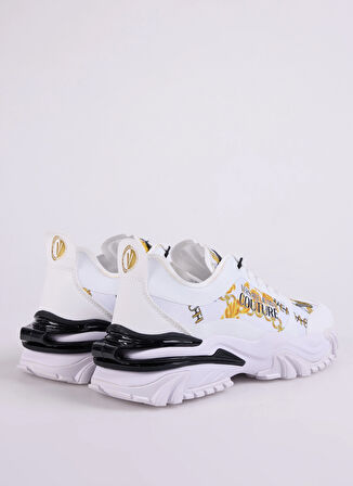 Versace Jeans Couture Beyaz - Altın Erkek Sneaker FONDO NEW TRAIL TREK DIS. 10