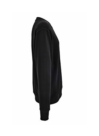 Versace Jeans Couture Bisiklet Yaka Siyah Erkek Sweatshırt 79GAIP03