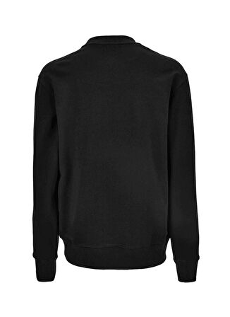 Versace Jeans Couture Bisiklet Yaka Siyah Erkek Sweatshırt 79GAIP03