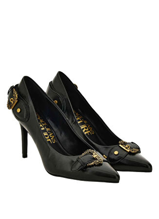 Versace Jeans Couture Siyah Kadın Topuklu Ayakkabı 79VA3S56899