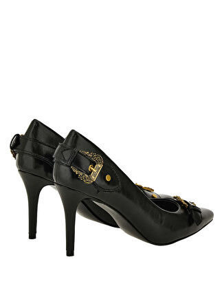 Versace Jeans Couture Siyah Kadın Topuklu Ayakkabı 79VA3S56899