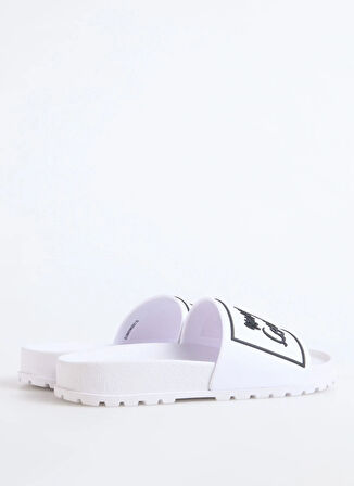 78VA3SQ2 Beyaz Kadın   Terlik