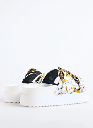 78VA3SM1 Beyaz Kadın   Terlik