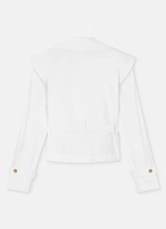 Versace Jeans Couture Standart Beyaz Kadın Ceket 78HAS404