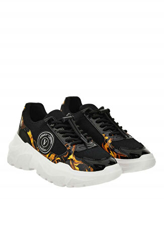 Versace Jeans Couture Siyah Kadın Sneaker 79VA3SC7G89