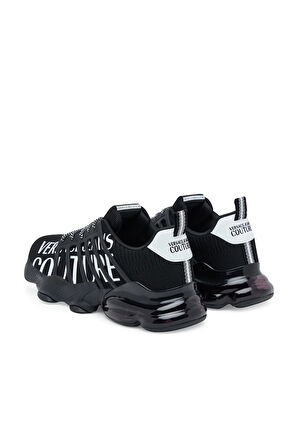 Erkek Nomo Dis. 13 Büyük Yazı Logolu Hava Yastıklı Fileli Sneaker - Siyah | 44