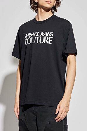 Erkek Maglıetta Serıgrafıche T-Shirt - Siyah | S