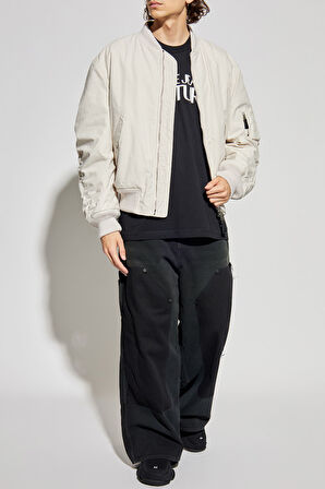 Erkek Maglıetta Serıgrafıche T-Shirt - Siyah | XL