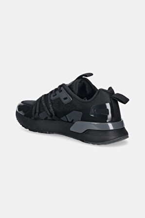 Erkek Dynamic Dis. 23 Yazı Logolu Bağcıklı Fileli Sneaker - Siyah | 41