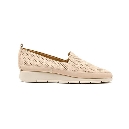 Kadın Babet 51H2 Frau NABUK Panna (OFF White)