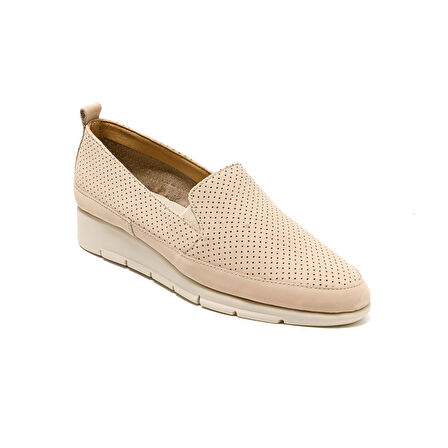 Kadın Babet 51H2 Frau NABUK Panna (OFF White)