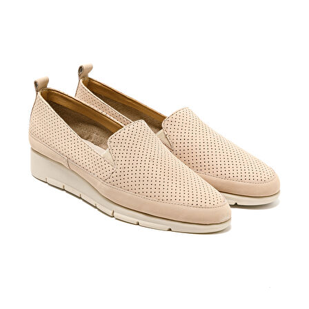 Kadın Babet 51H2 Frau NABUK Panna (OFF White)