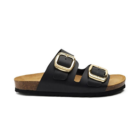 Kadın Terlik 17P8 Frau LONDON Leather Nero