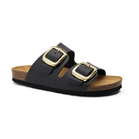 Kadın Terlik 17P8 Frau LONDON Leather Nero