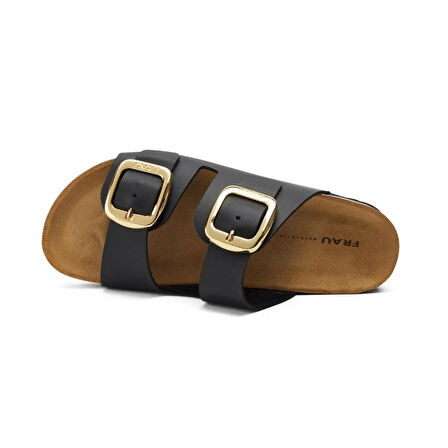 Kadın Terlik 17P8 Frau LONDON Leather Nero