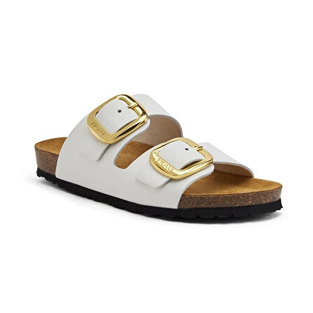 Kadın Terlik 17P8 Frau LONDON Leather OffWhite