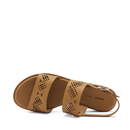 Kadın Sandalet 86T6 Frau LONDON-S Laser Etched Leather Sandals