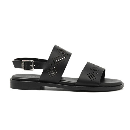 Kadın Sandalet 86T6 Frau LONDON-S Laser Etched Leather Sandals