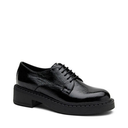 Kadın Oxford/Ayakkabı 97U1 Frau NAPLACK Lace-UP Nero