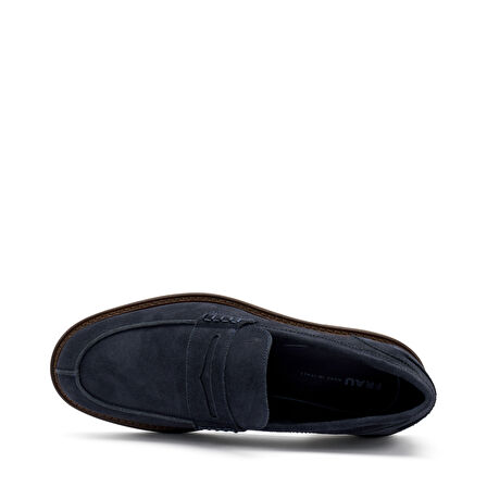 Erkek Oxford ( Klasik) 76D0 Frau SUEDE Blu