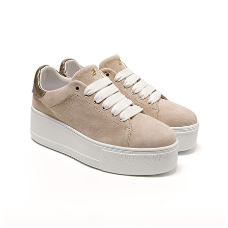 Kadın Sneaker ( Günlük) 39D0 Frau DAINO Ecru