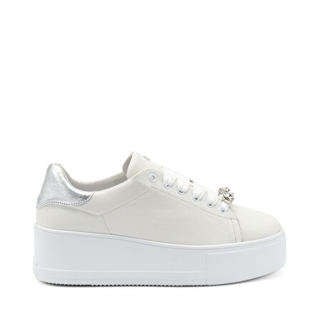 Kadın Sneaker ( Günlük) 39P1 Frau NAPPAsun BIANCOsilver