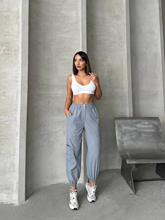 Jogger lastik paça pantolon