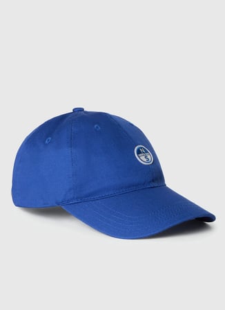 North Sails Mavi Erkek Logo Baskılı Şapka NS0000623398