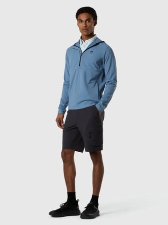 North Sails Kapüşonlu Yarım Fermuarlı Erkek Sweatshirt