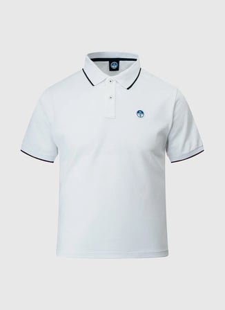 North Sails Beyaz Erkek Polo T-Shirt NS0000692464