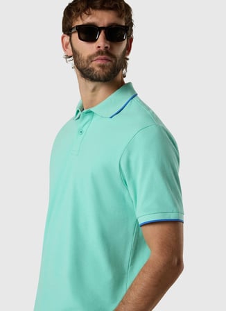 North Sails Yeşil Erkek Regular Fit Polo T-Shirt NS0000692464